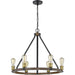Kirkland Rustic Mahogany Chandelier | theLightShop