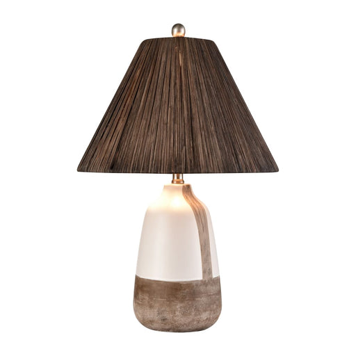 Kirkover 26’’ High 1-Light Table Lamp - White Glaze - Table Lamps