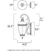 Knob Hill DC Sienna Outdoor Wall Mount - Outdoor Wall Mount