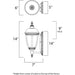 Knob Hill DC Sienna Outdoor Wall Mount - Outdoor Wall Mount