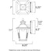 Knoxville Bronze Outdoor Wall Mount - Outdoor Wall Mount