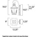 Knoxville Bronze Outdoor Wall Mount - Outdoor Wall Mount