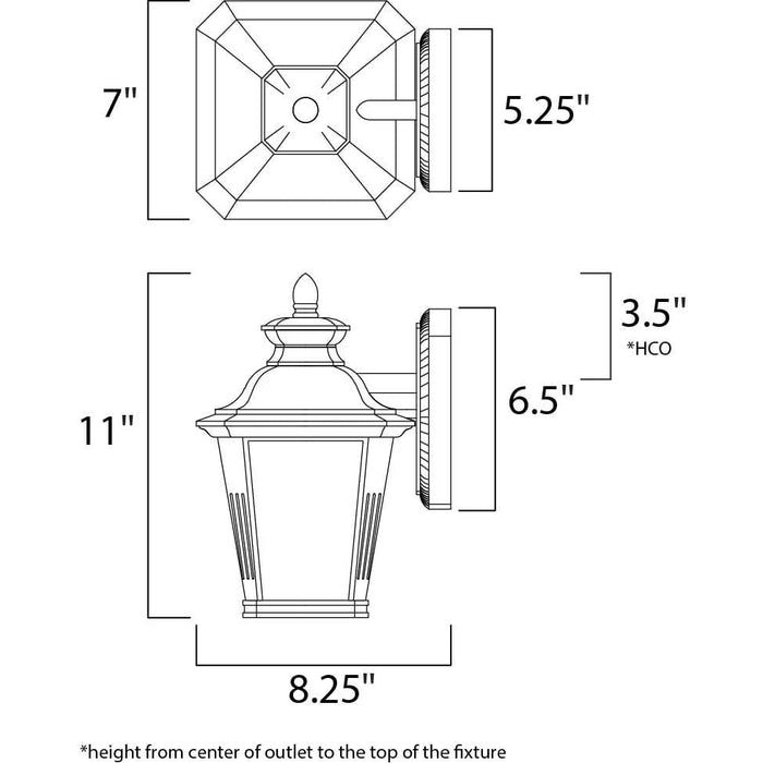 Knoxville LED Bronze LED Outdoor Wall Mount - Outdoor Wall Mount
