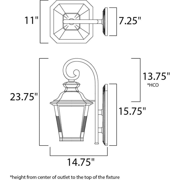 Knoxville LED Bronze LED Outdoor Wall Mount - Outdoor Wall Mount