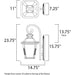 Knoxville LED Bronze LED Outdoor Wall Mount - Outdoor Wall Mount