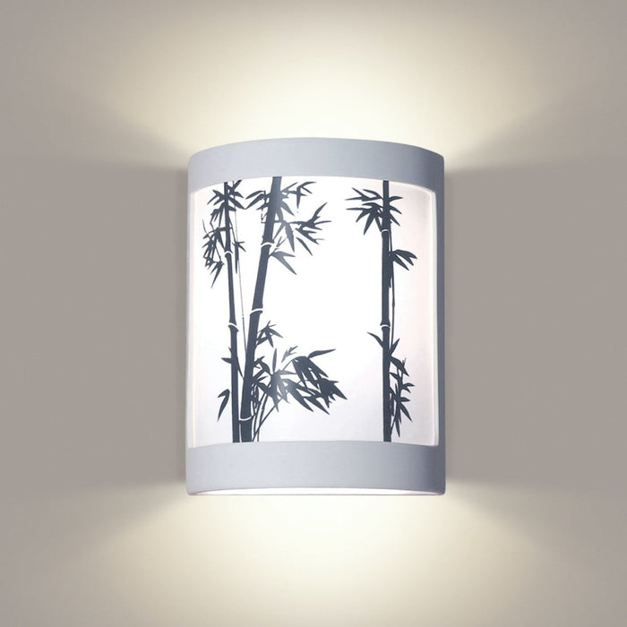 Konishi Satin White LED Wall Sconce - Wall Sconce