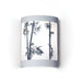 Konishi Satin White LED Wall Sconce - Wall Sconce