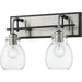 Kraken Matte Black Brushed Nickel Wall Sconce | theLightShop