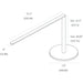 Lady7 Desk Lamp (Matte White) - Desk Lamp