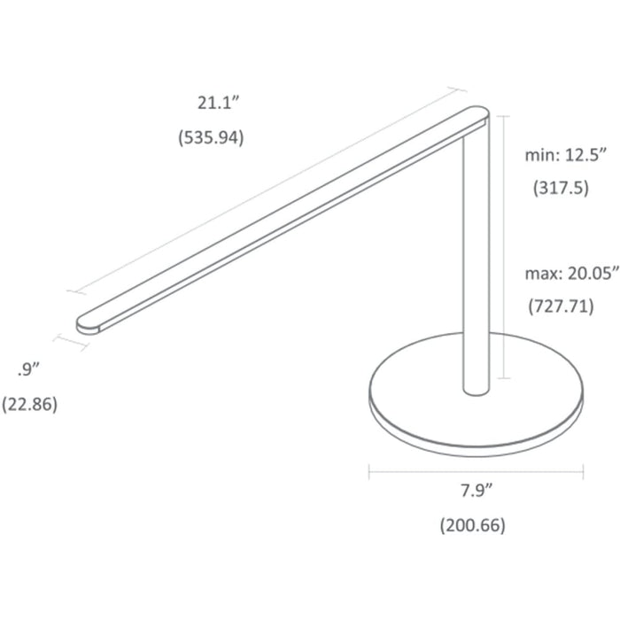 Lady7 Desk Lamp (Silver) - Desk Lamp