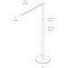 Lady7 Floor Lamp (Matte White) - Floor Lamp