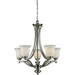 Lagoon Brushed Nickel Chandelier - Chandeliers