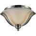 Lagoon Brushed Nickel Flushmount | theLightShop