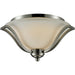 Lagoon Brushed Nickel Flushmount | theLightShop