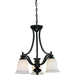 Lagoon Matte Black Chandelier | theLightShop