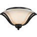 Lagoon Matte Black Flushmount | theLightShop