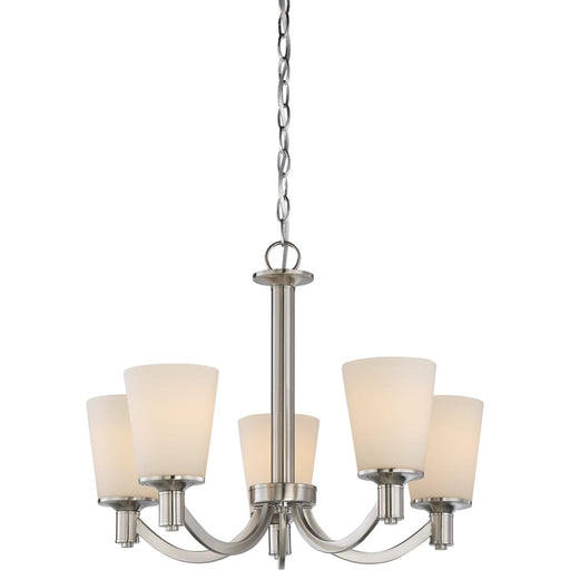 Laguna Brushed Nickel Chandelier - Chandeliers
