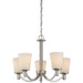 Laguna Brushed Nickel Chandelier - Chandeliers