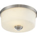 Lamina Brushed Nickel Flushmount | theLightShop