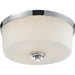 Lamina Chrome Flushmount | theLightShop