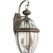 Lancaster Antique Bronze LED Outdoor Wall Lantern - Outdoor Wall Sconce