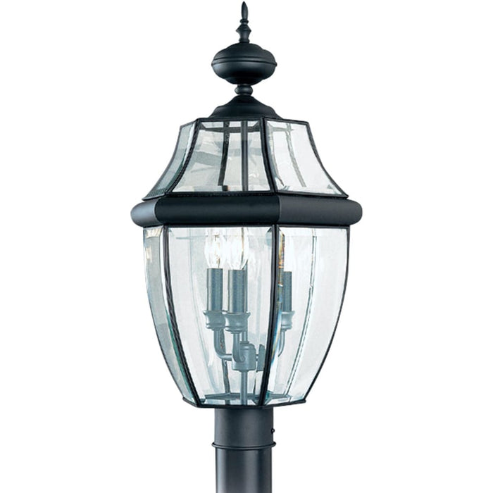 Lancaster Black LED Outdoor Post Lantern - Outdoor Post Lantern