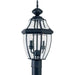 Lancaster Black Outdoor Post Lantern - Outdoor Post Lantern