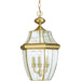 Lancaster Polished Brass LED Outdoor Pendant - Outdoor Pendant