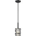 Lansing Textured Black Mini-Pendant - Mini-Pendants