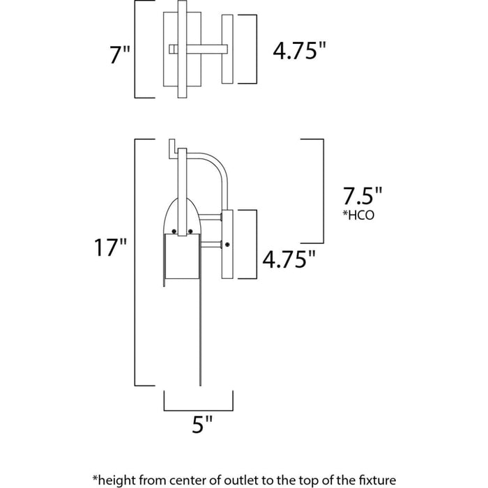 Laredo Rustic Forge LED Outdoor Wall Mount - Outdoor Wall Mount