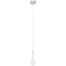 Larmes LED Polished Chrome LED Single Pendant - Pendants