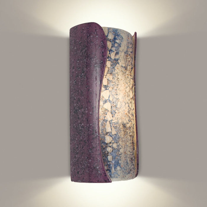 Lava Plum Jam and Multi Sapphire Wall Sconce - Wall Sconce