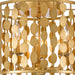 Layla 3 Light Antique Gold Ceiling Mount - Ceiling Mount