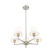 Leila Brushed Nickel 5 Light 26 Inch Chandelier Z-Lite 744-26R-BN | theLightShop