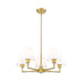 Leila Luxe Gold 5 Light 26 Inch Chandelier Z-Lite 744-26R-LG | theLightShop