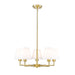 Leila Luxe Gold 5 Light 26 Inch Chandelier Z-Lite 744-26R-LG | theLightShop