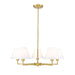 Leila Luxe Gold 5 Light 34 Inch Chandelier Z-Lite 744-34R-LG | theLightShop