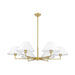 Leila Luxe Gold 6 Light 44 Inch Chandelier Z-Lite 744-44R-LG | theLightShop