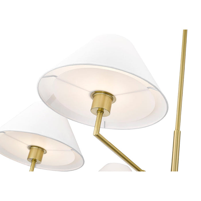 Leila Luxe Gold 6 Light 44 Inch Chandelier Z-Lite 744-44R-LG | theLightShop