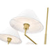 Leila Luxe Gold 6 Light 44 Inch Chandelier Z-Lite 744-44R-LG | theLightShop