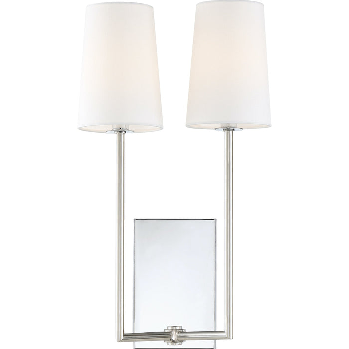 Lena 2 Light Polished Polished Chrome Sconce - Wall Sconce