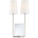 Lena 2 Light Polished Polished Chrome Sconce - Wall Sconce