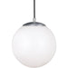 Leo Satin Aluminum LED Pendant - Pendants