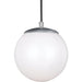 Leo Satin Aluminum LED Pendant - Pendants