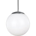 Leo Satin Aluminum LED Pendant - Pendants