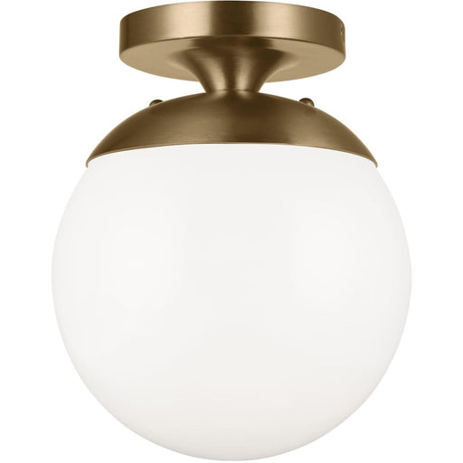 Leo Satin Bronze LED Wall Sconce Ceiling Semi-Flush Mount - Semi-Flushmounts