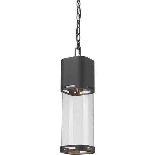 Lestat Black LED Outdoor Chain Mount Ceiling Fixture | theLightShop