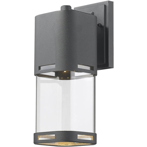 Lestat Black LED Outdoor Wall Sconce | theLightShop