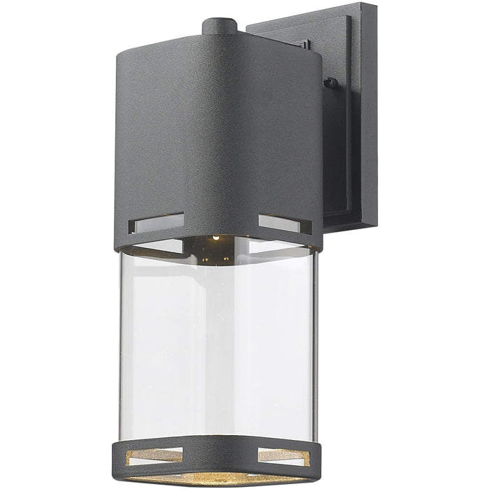 Lestat Black LED Outdoor Wall Sconce | theLightShop