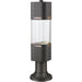 Lestat Deep Bronze LED Outdoor Pier Mounted Fixture - Outdoor Pier Mounted Fixture